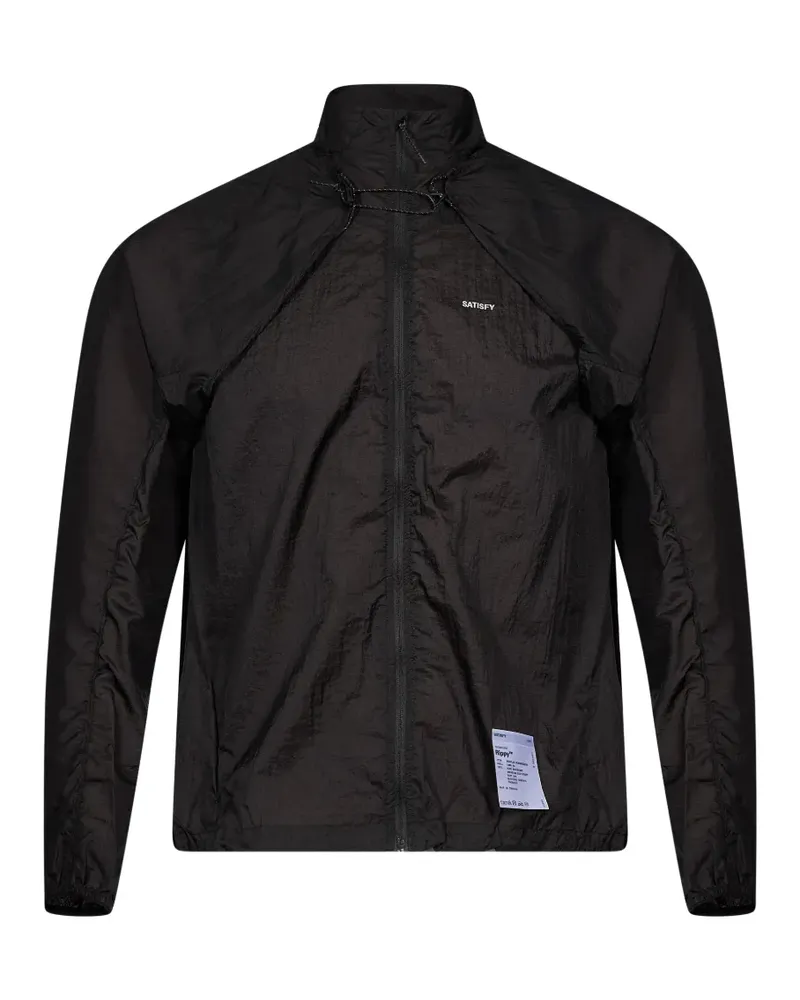 Satisfy Jacke mit Logo-Print - Schwarz Schwarz