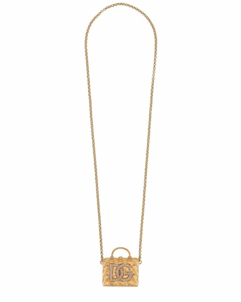 Dolce & Gabbana Halskette mit Kristallen - Gold Gold