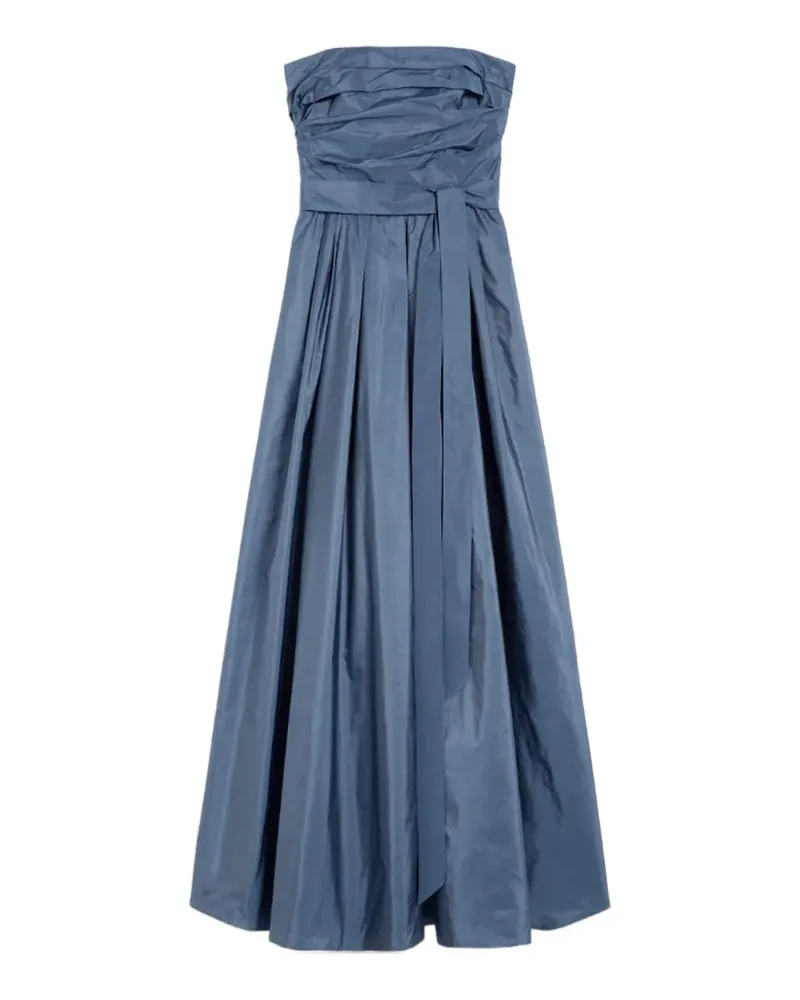 Max Mara Quinoa strapless belted maxi dress - Blau Blau