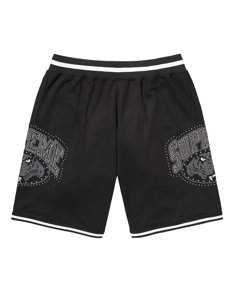 Supreme Being Basketball-Shorts mit Nieten - Schwarz Schwarz