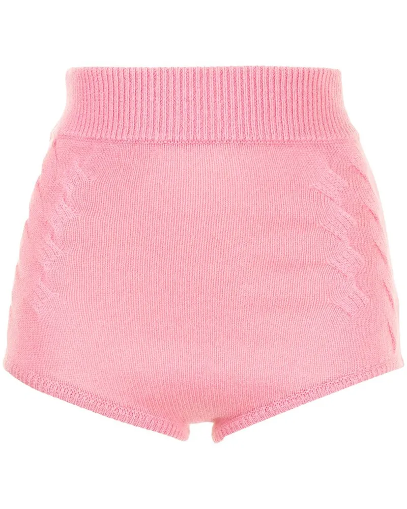 Cashmere In Love Mimie Shorts mit hohem Bund Rosa