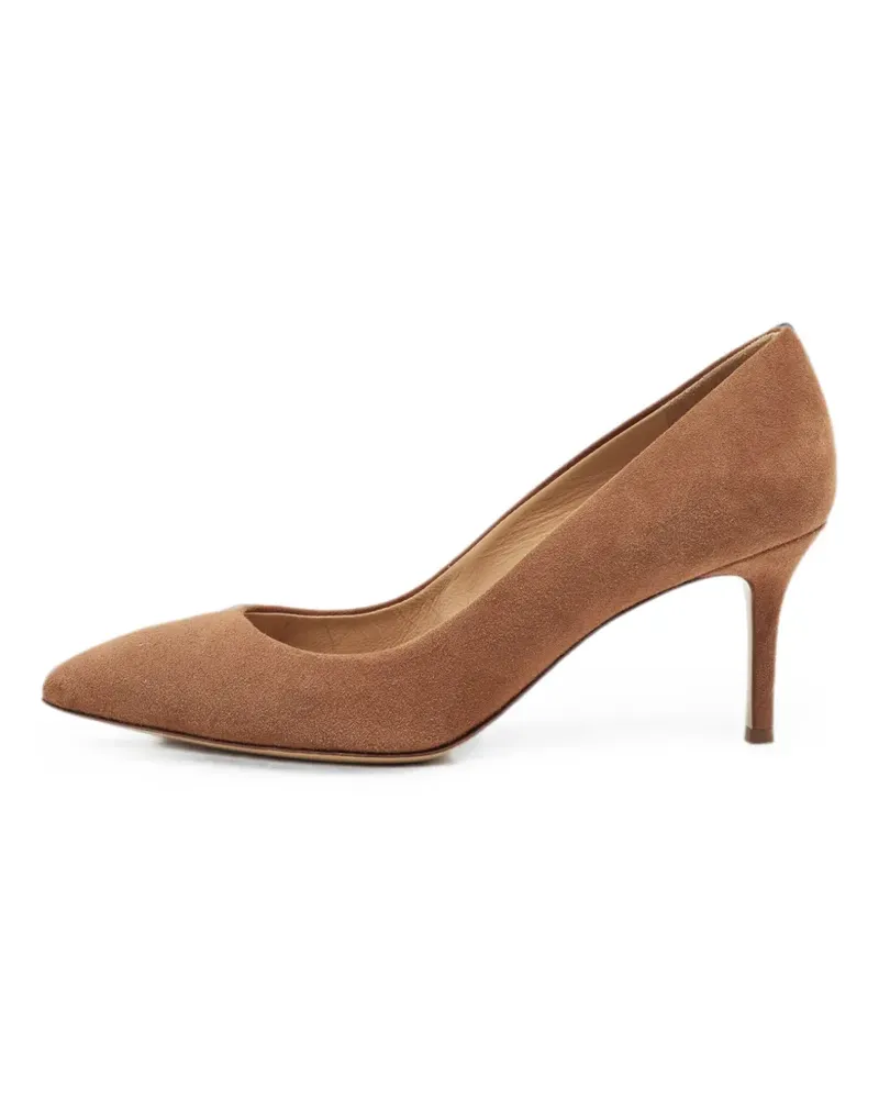 Gianvito Rossi Gianvito pointed-toe pumps - Nude Nude