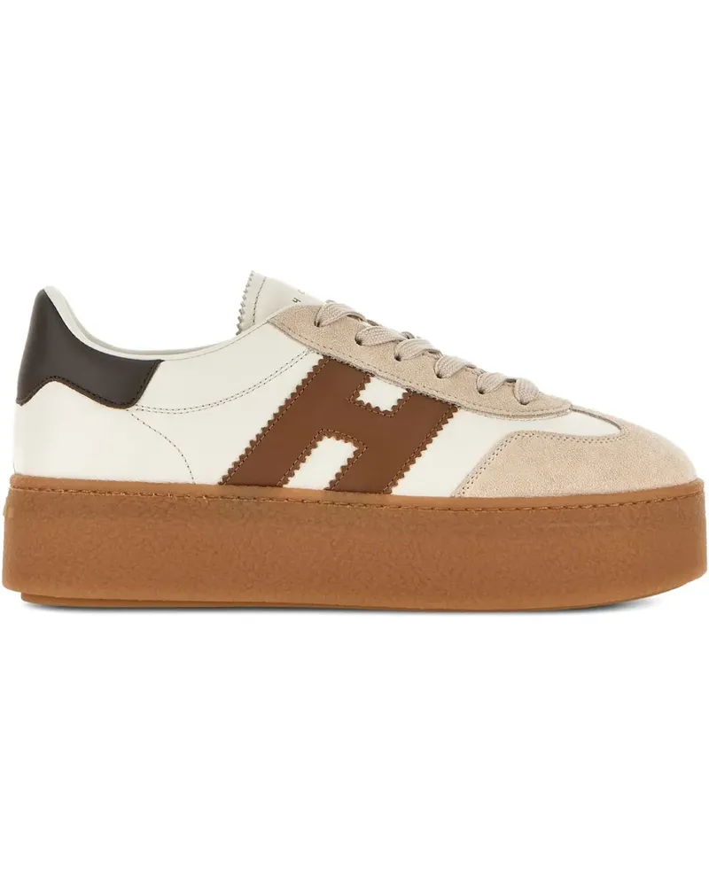 Hogan Platform Sneakers - Nude Nude