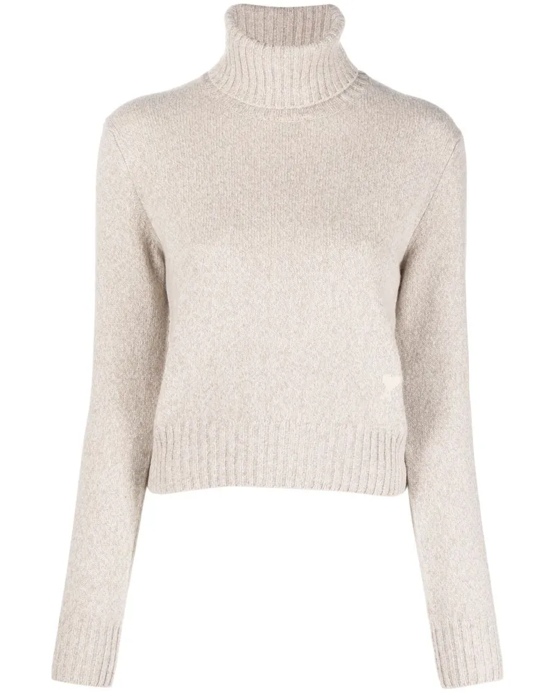 AMI Paris Ami de Coeur Pullover - Nude Nude