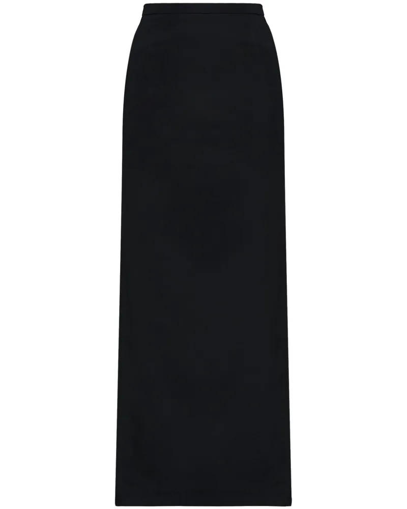 Dolce & Gabbana Maxirock mit hohem Schlitz - Schwarz Schwarz