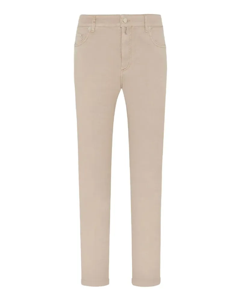 Kiton Tapered-Jeans im Five-Pocket-Design - Nude Nude
