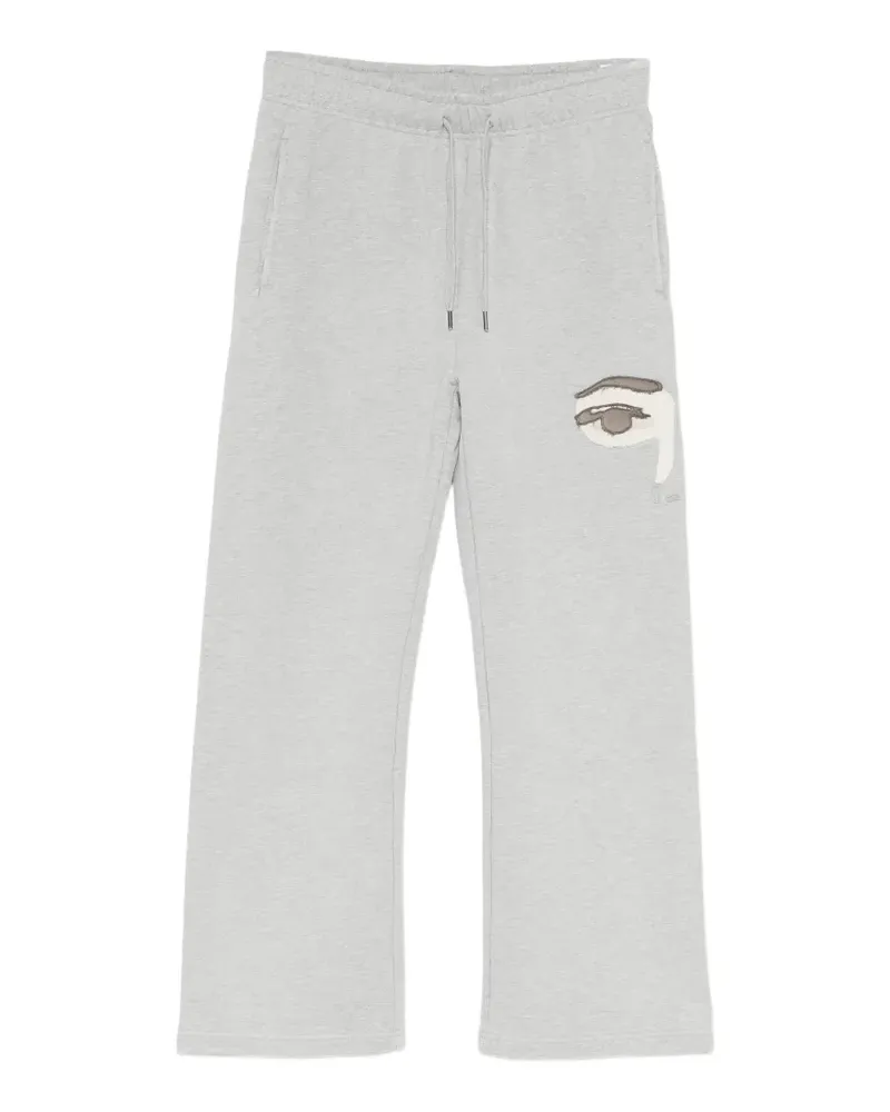 KidSuper Face Jogginghose - Grau Grau