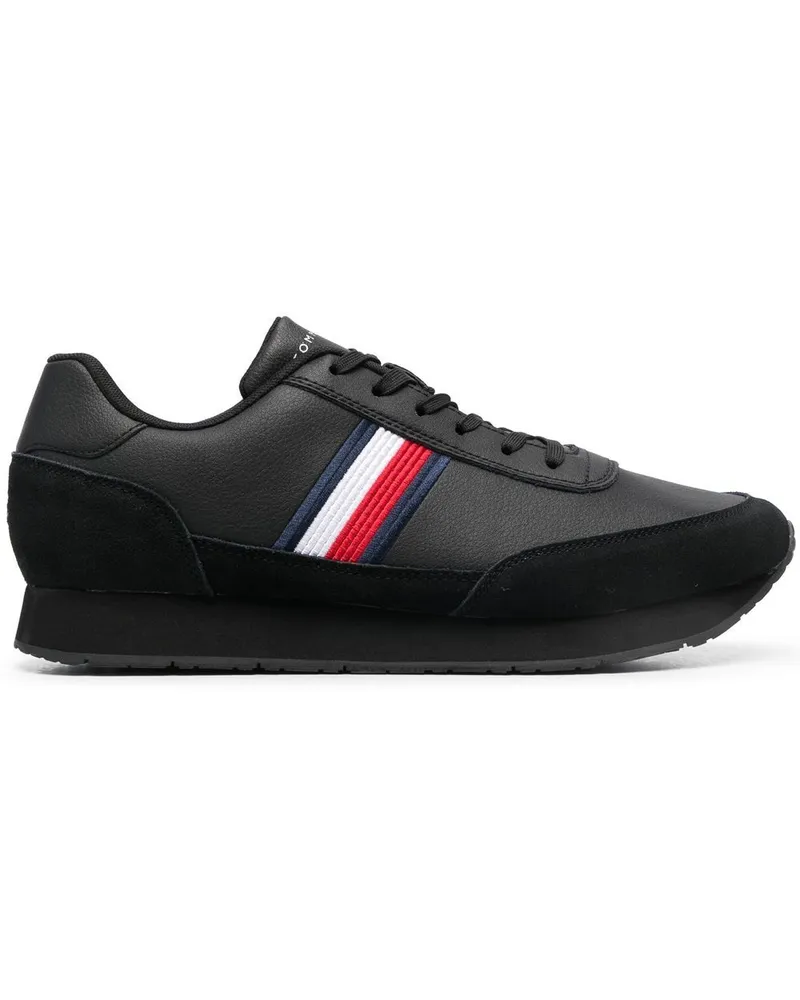 Tommy Hilfiger Klassische Sneakers - Schwarz Schwarz