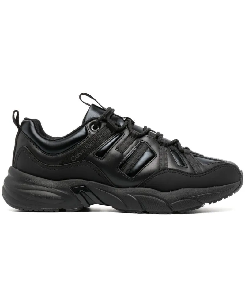 Calvin Klein Retro Tennis Sneakers - Schwarz Schwarz