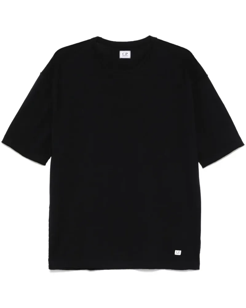 C.P. Company T-Shirt mit rundem Ausschnitt - Schwarz Schwarz
