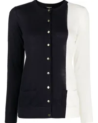 Paule Ka Cardigan in Colour-Block-Optik Schwarz