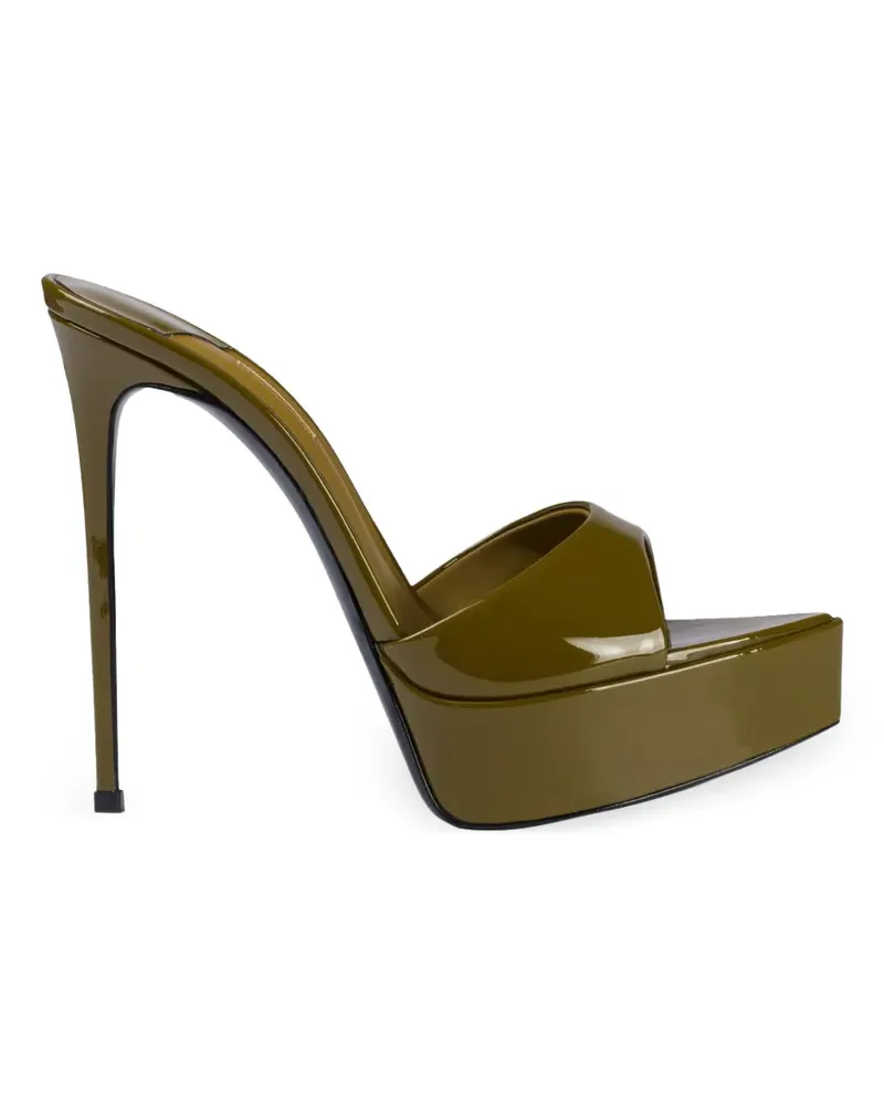 Le Silla Sandalen aus Lackleder - Grün Grün