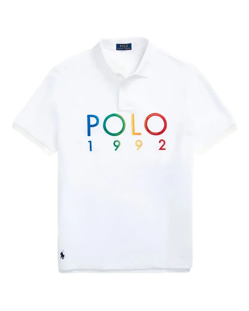 Ralph Lauren Poloshirt mit Logo-Stickerei - Weiß Weiß