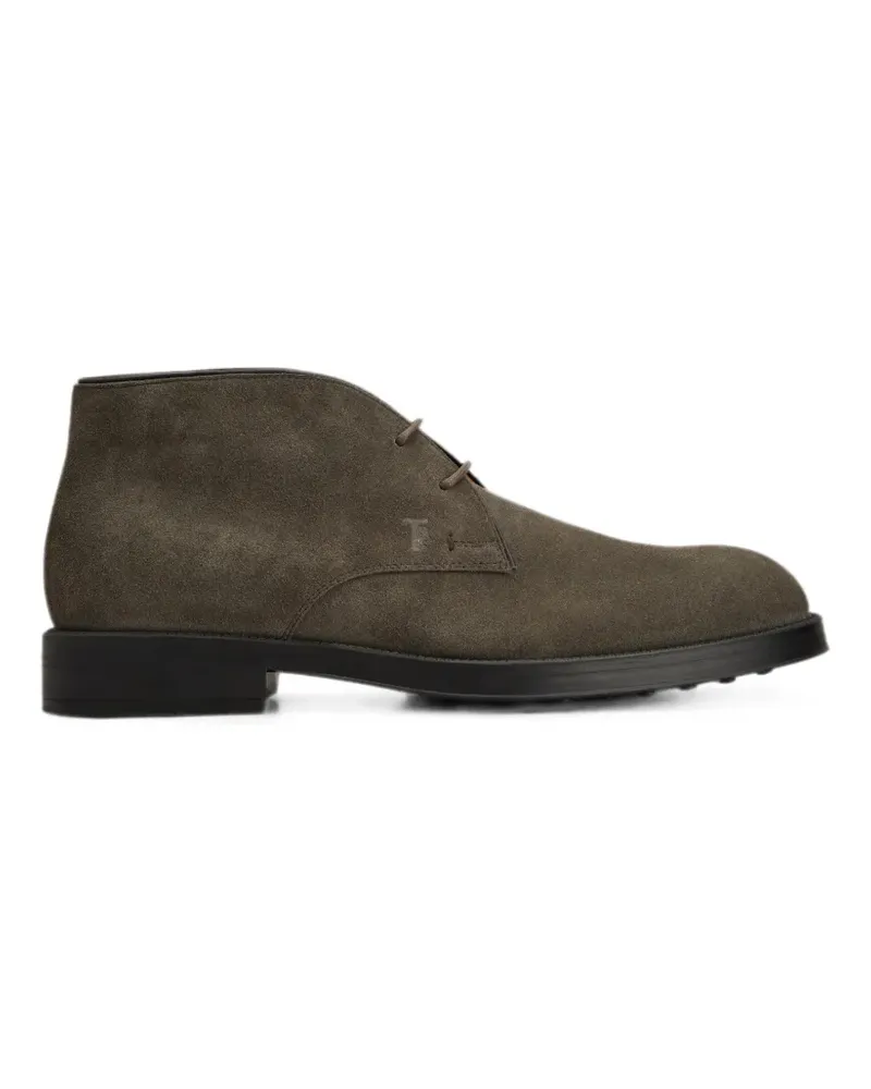 TOD'S Stiefel aus Wildleder - Grün Grün