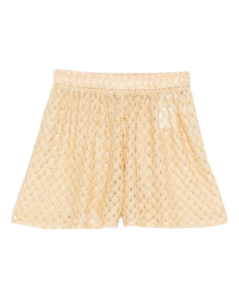 Missoni lace short shorts - Gelb Gelb