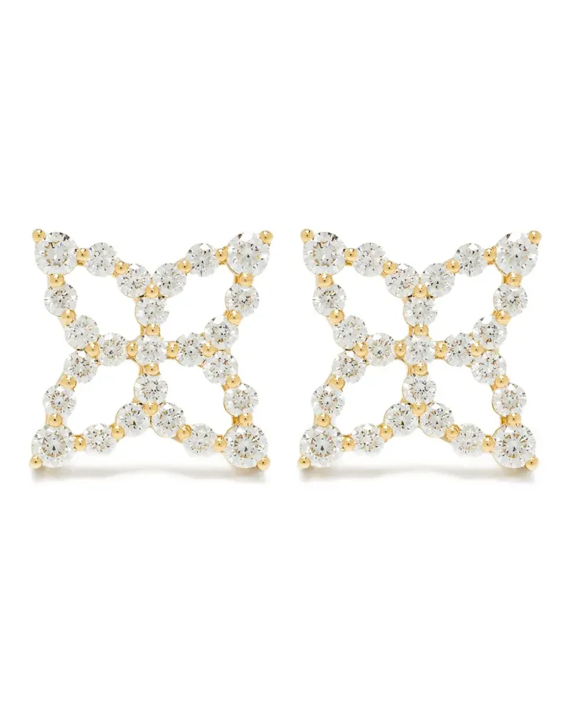 Roberto Coin 18kt Butterfly Gelbgoldohrring mit Diamant Gold