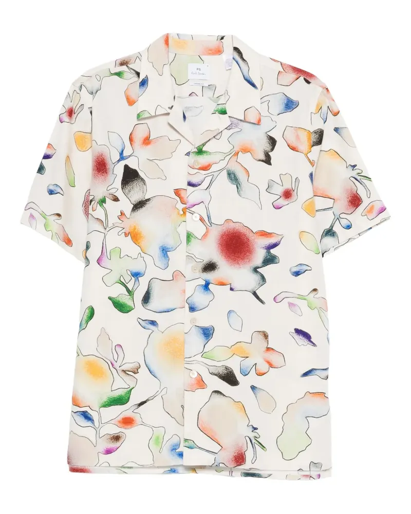 Paul Smith floral short-sleeve shirt - Nude Nude