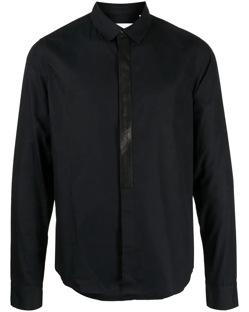 PRIVATE STOCK The Luthor Hemd - Schwarz Schwarz