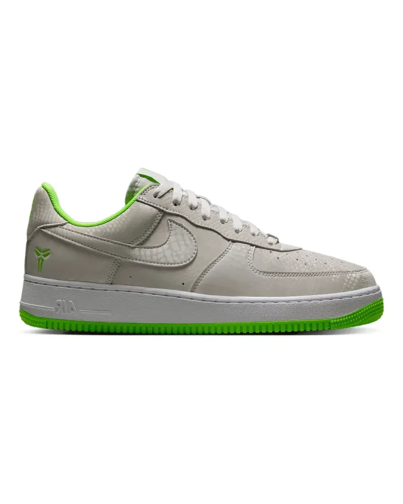 Nike Air Force 1 Sneakers mit Schlangenleder-Effekt - Grau Grau