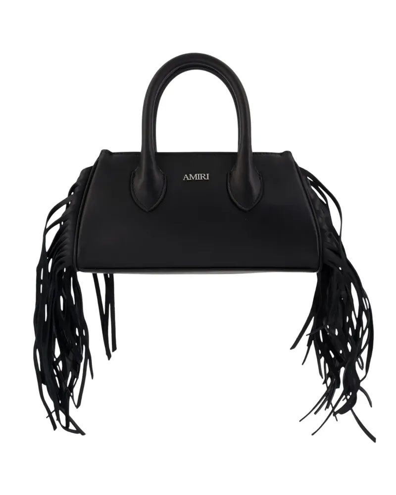 Amiri Micro Fringe Honey Tote Bag - Schwarz Schwarz