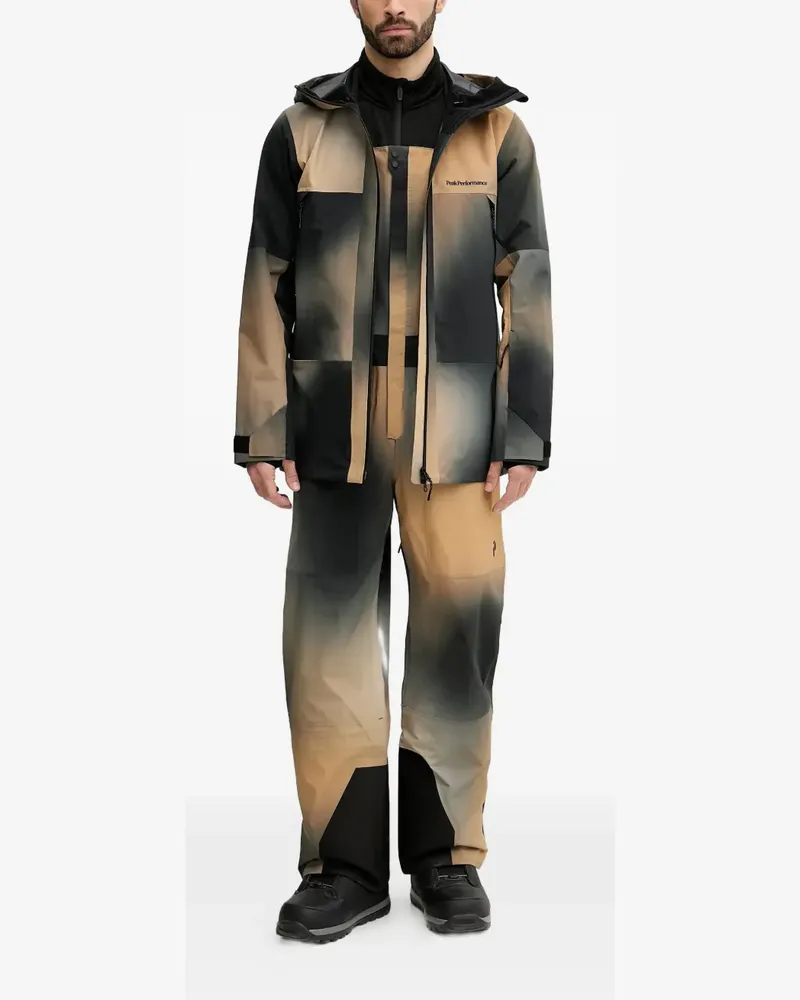 Peak Performance Edge HIPE® 3L AOP bib - Schwarz Schwarz