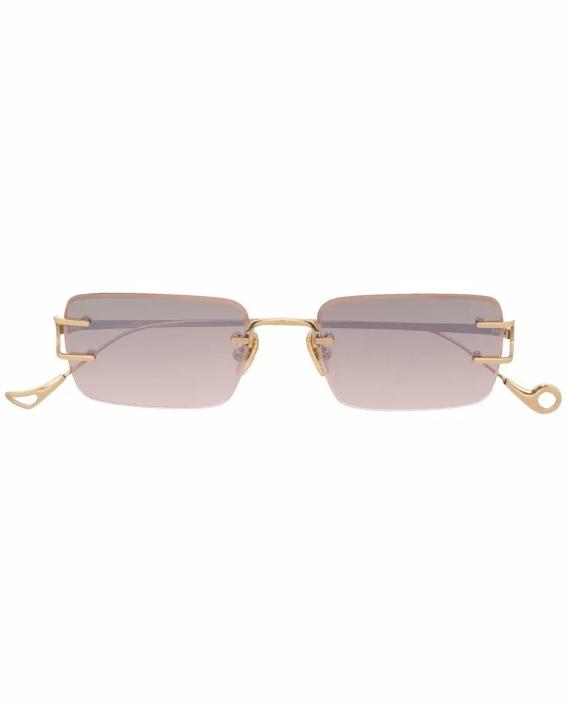 Eyepetizer Eckige Dillinger Sonnenbrille - Gold Gold