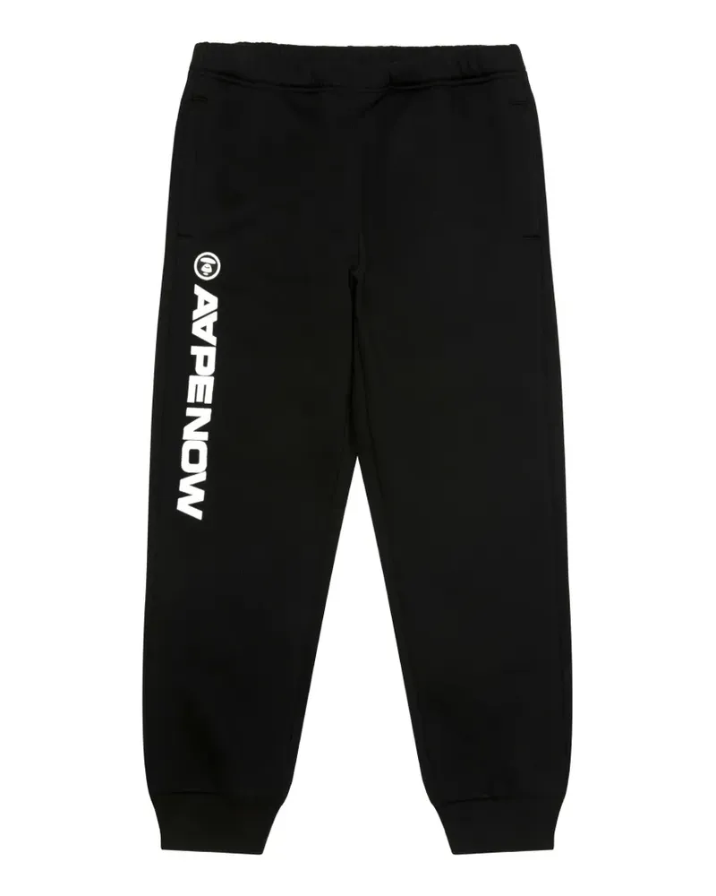 BAPE Jogginghose mit Logo-Print - Schwarz Schwarz