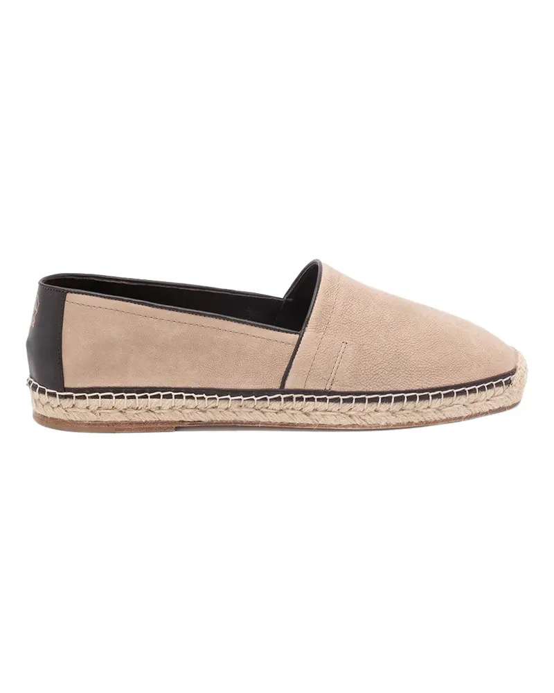 Brunello Cucinelli Zweifarbige Espadrilles - Nude Nude