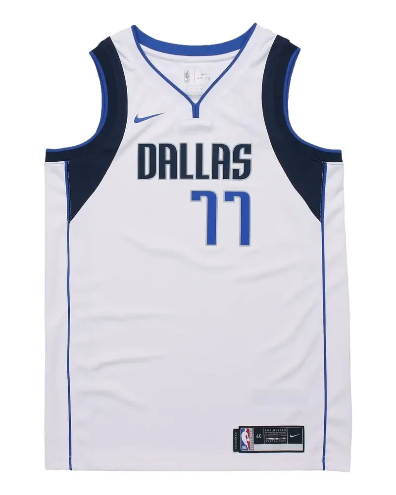 Nike Mavericks Association Edition Tanktop - Weiß Weiß