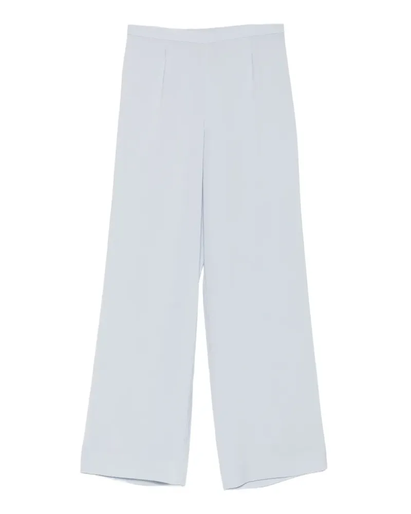 hemisphere pleated wide-leg trousers - Blau Blau