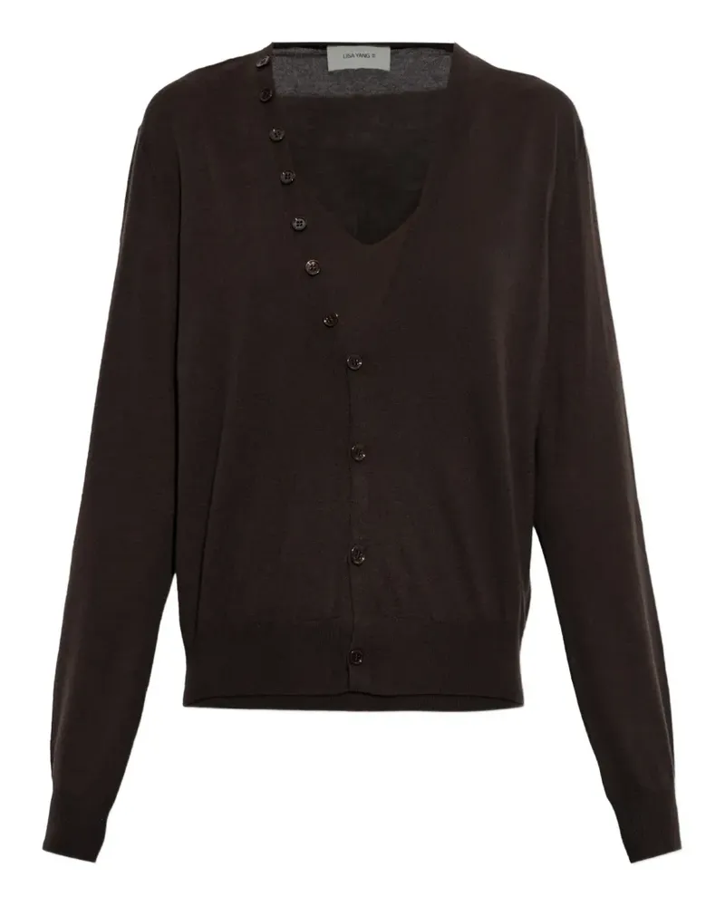 Lisa Yang Tarelyn Cardigan aus Kaschmir - Braun Braun