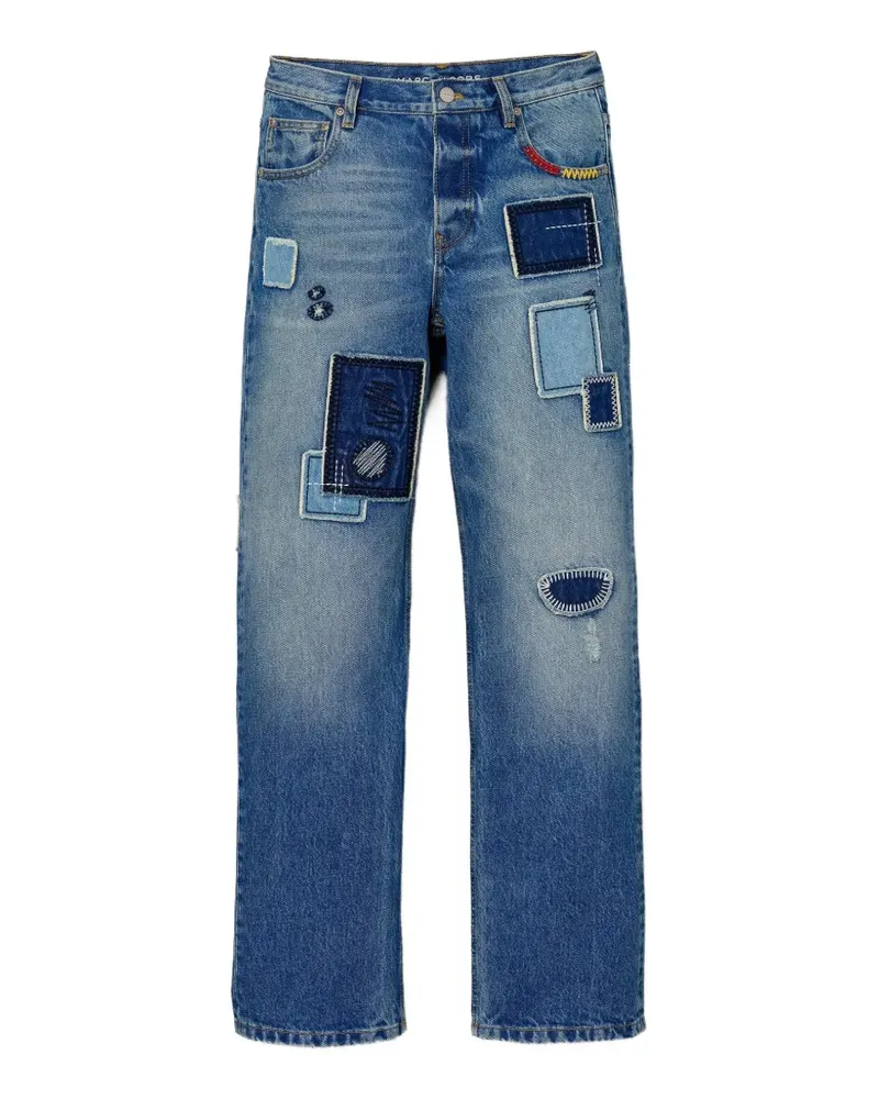 Marc Jacobs Jeans im Patchwork-Look - Blau Blau