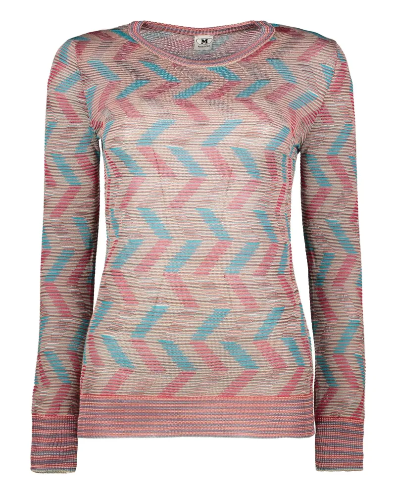 Missoni Pullover mit Zickzackmuster - Rosa Rosa