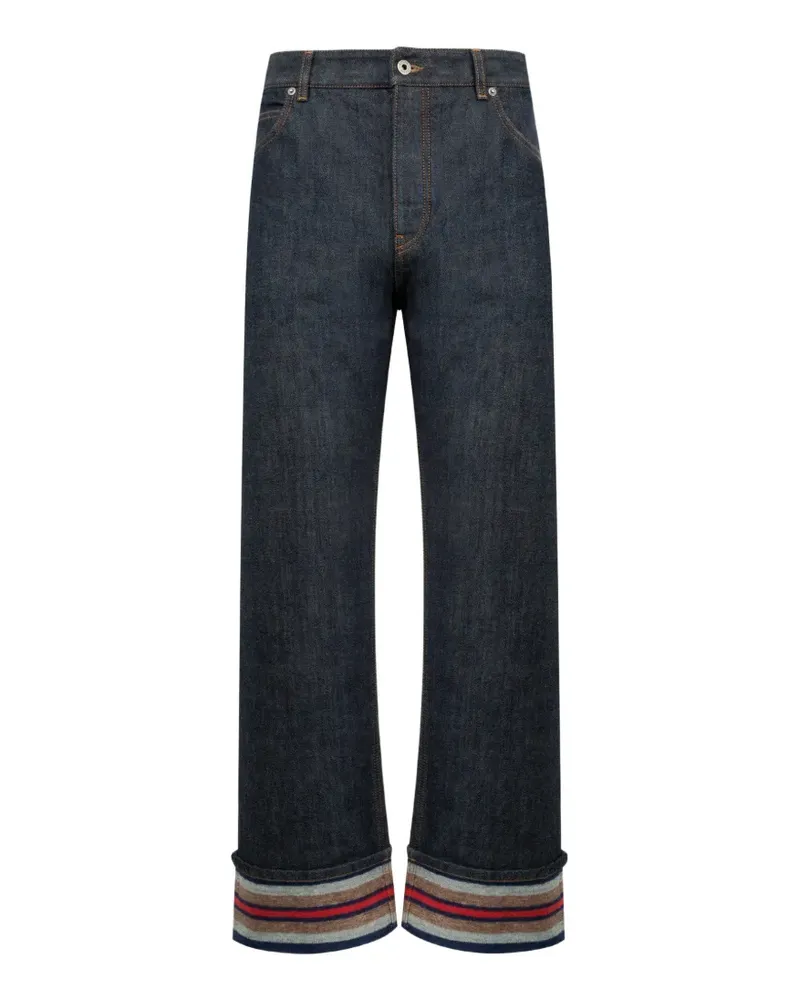 Loewe turn-up jeans - Blau Blau