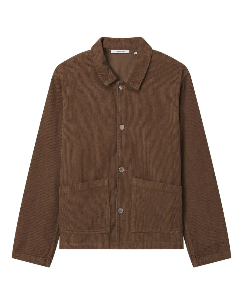 Sunflower Hemdjacke mit Cordstruktur - Braun Braun