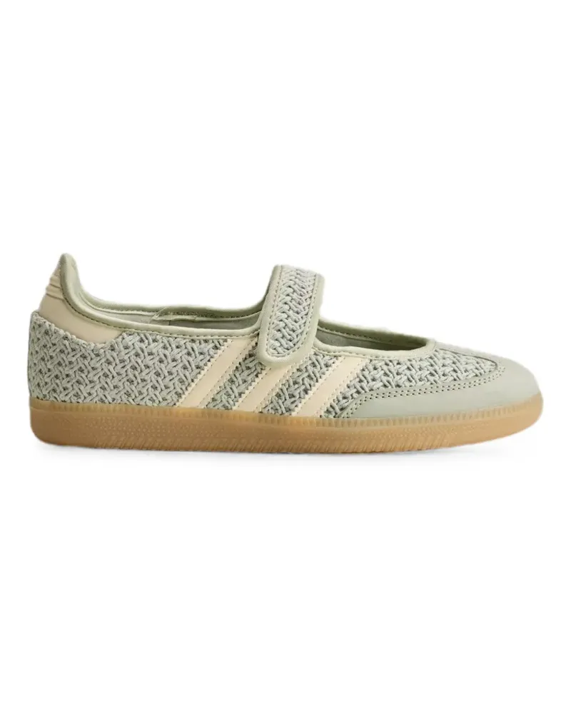 adidas Gewebte Samba Sneakers mit Klettverschluss - Grün Grün