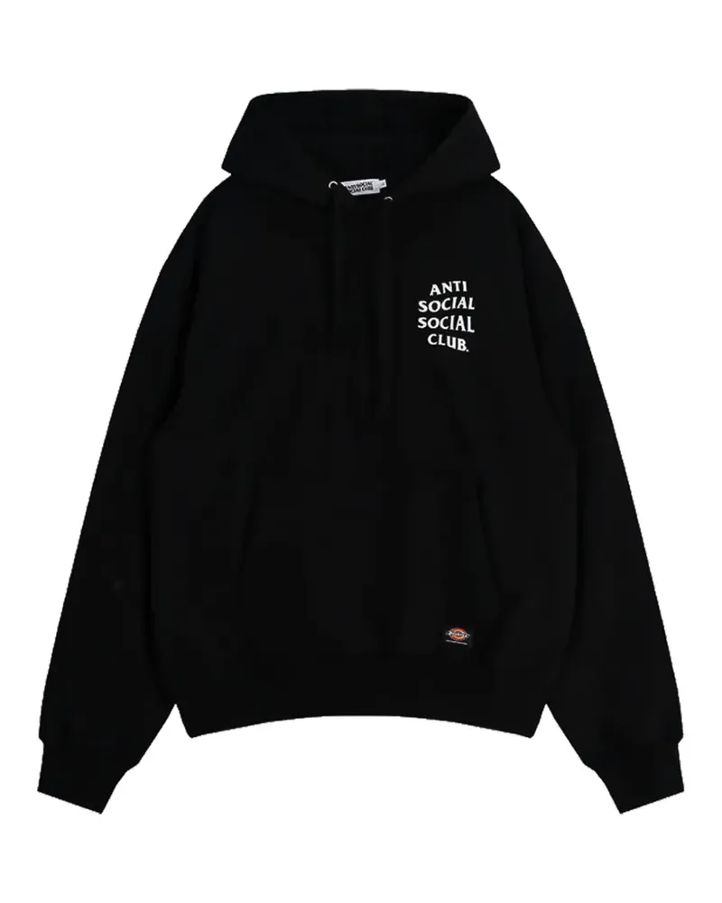 Anti Social Social Club Dickies Hoodie mit Logo-Print - Schwarz Schwarz