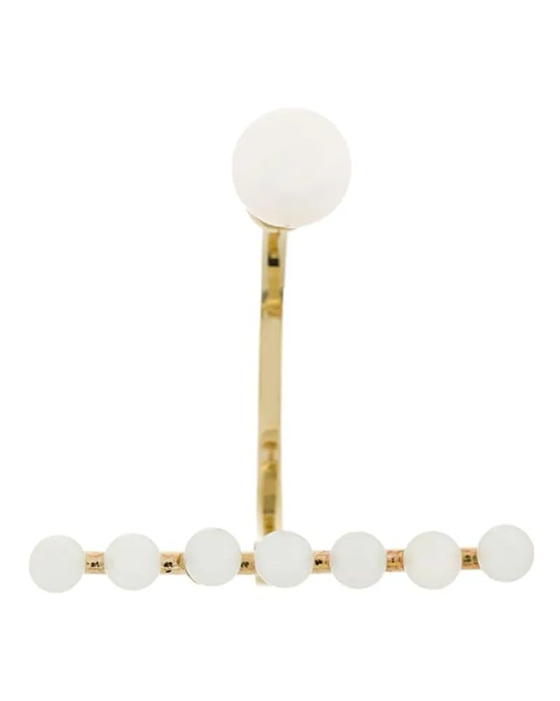 Delfina Delettrez 9kt 'Gold Vein' Goldohrring - Metallic Metallic