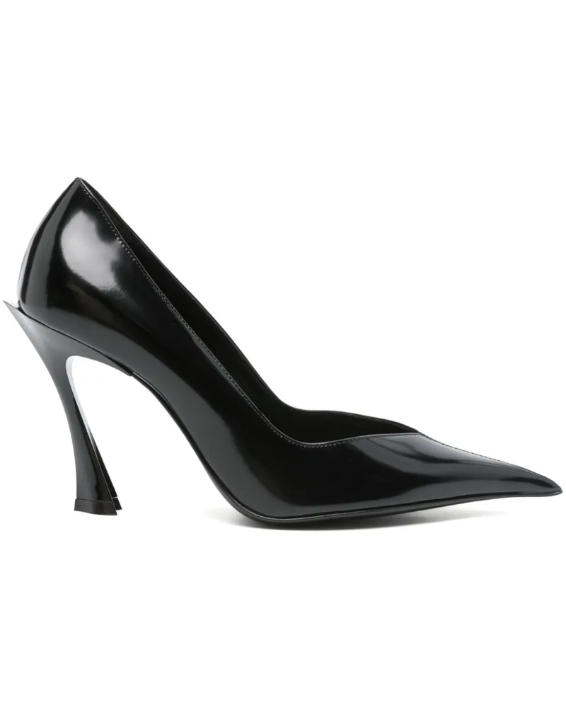 Thierry Mugler Fang Pumps 95mm - Schwarz Schwarz