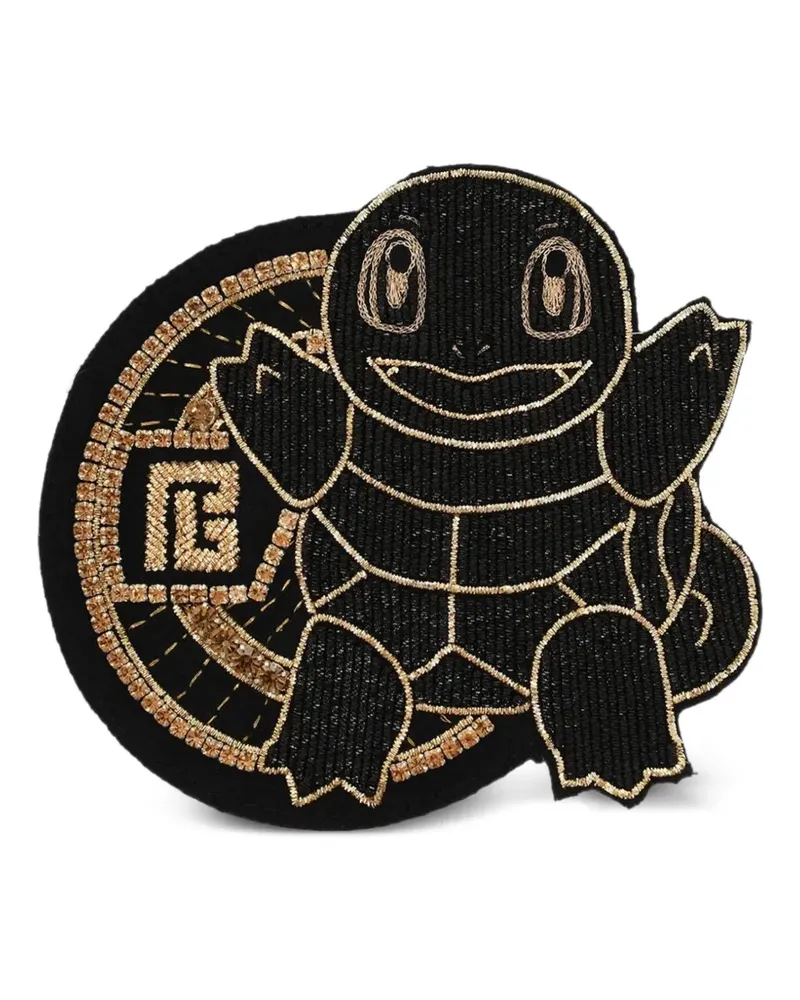 Balmain Pokémon Squirtle-Patch - Schwarz Schwarz