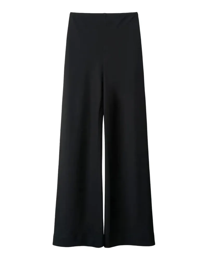 STAUD Stroll crepe palazzo pants - Schwarz Schwarz
