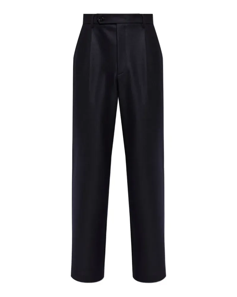 Jil Sander Hose mit Bundfalten - Blau Blau