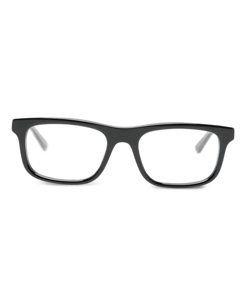 Montblanc Brille mit eckigem Gestell - Schwarz Schwarz