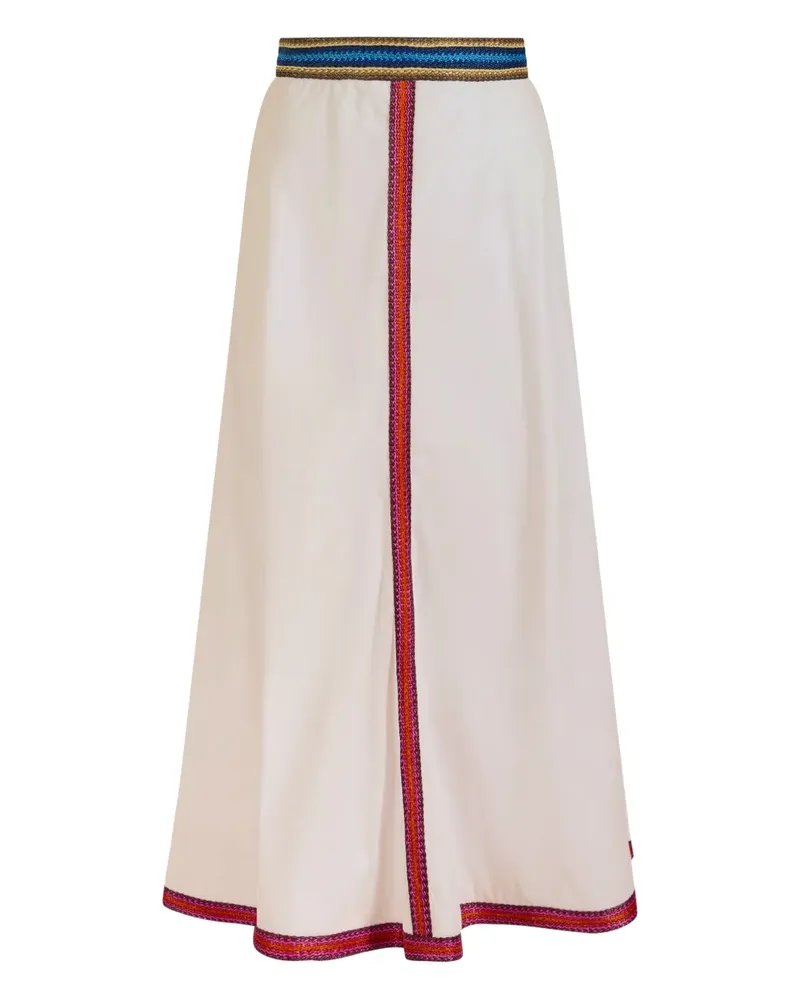 Rosie Assoulin Quartered A-line midi skirt - Weiß Weiß