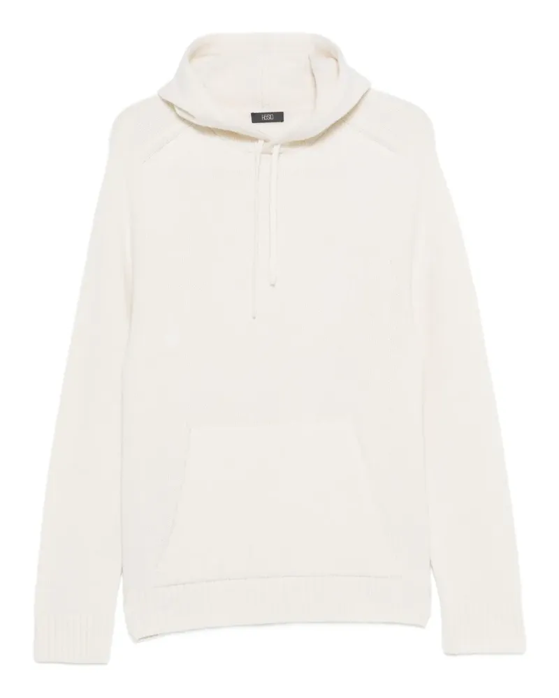 HOSIO Hoodie mit Beuteltasche - Nude Nude