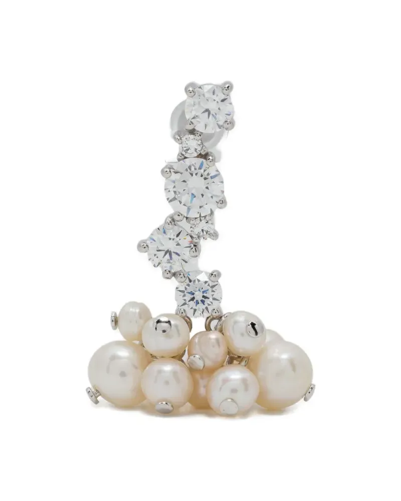 Completedworks Ohrringe mit Zirkonia - Weiß Weiß