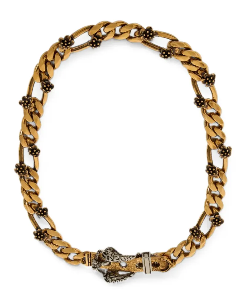 Etro Halskette mit Paisley-Schnalle - Gold Gold