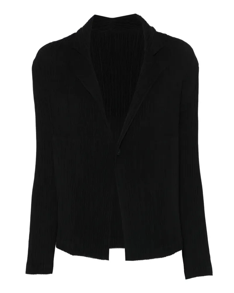 Issey Miyake pleated jacket - Schwarz Schwarz