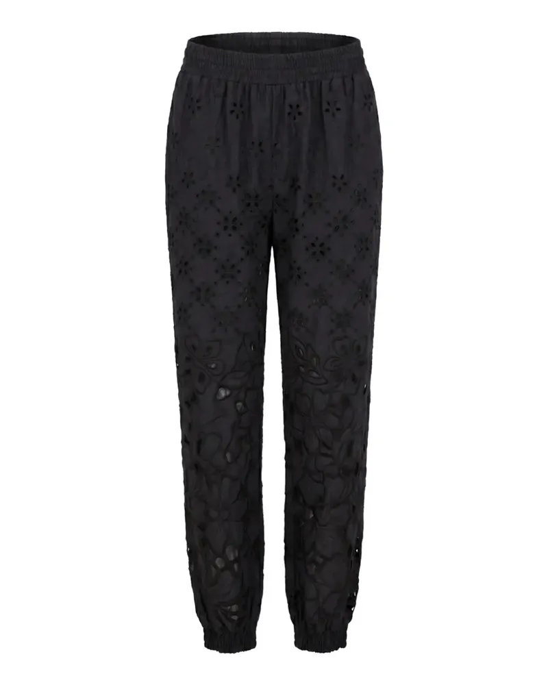 Ermanno Scervino embroidery-embellished trousers - Schwarz Schwarz