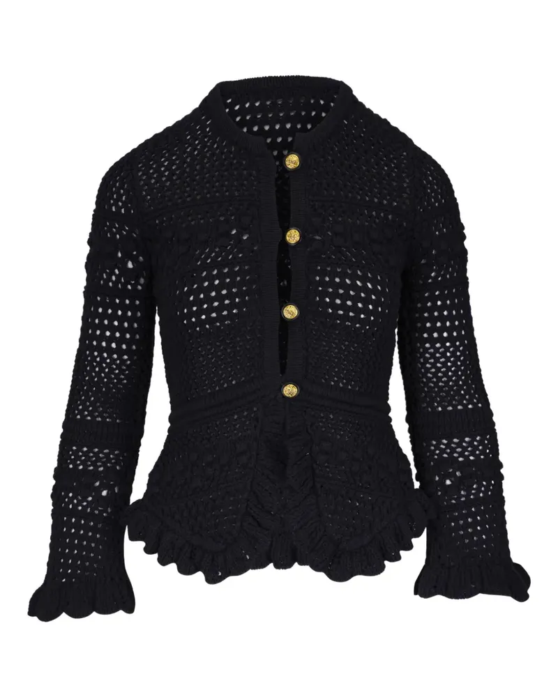 L'Agence Kiva Cardigan - Schwarz Schwarz